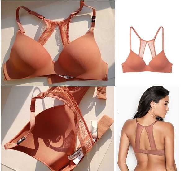 Victoria s Secret Бюст без косточек The T-shirt Lined Wireless Bra 32B