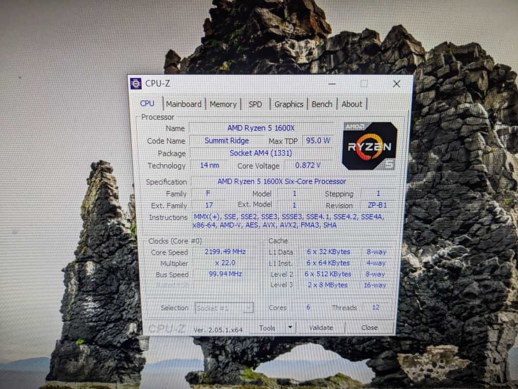Процессор AMD Ryzen 5 1600x AM4