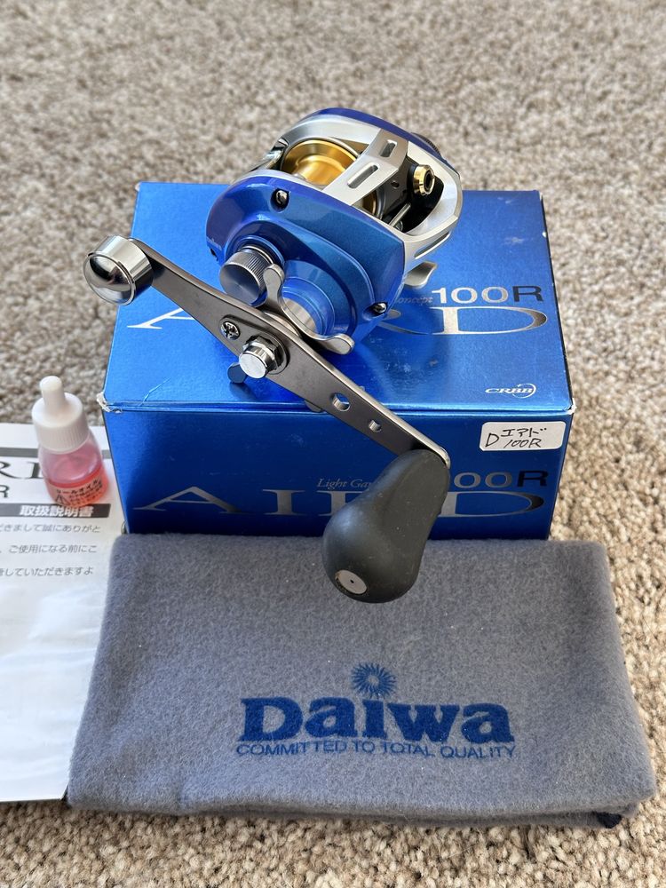 Кастингова риболовна  котушка DAIWA AIRD 100R  5.8:1 Made in Japan