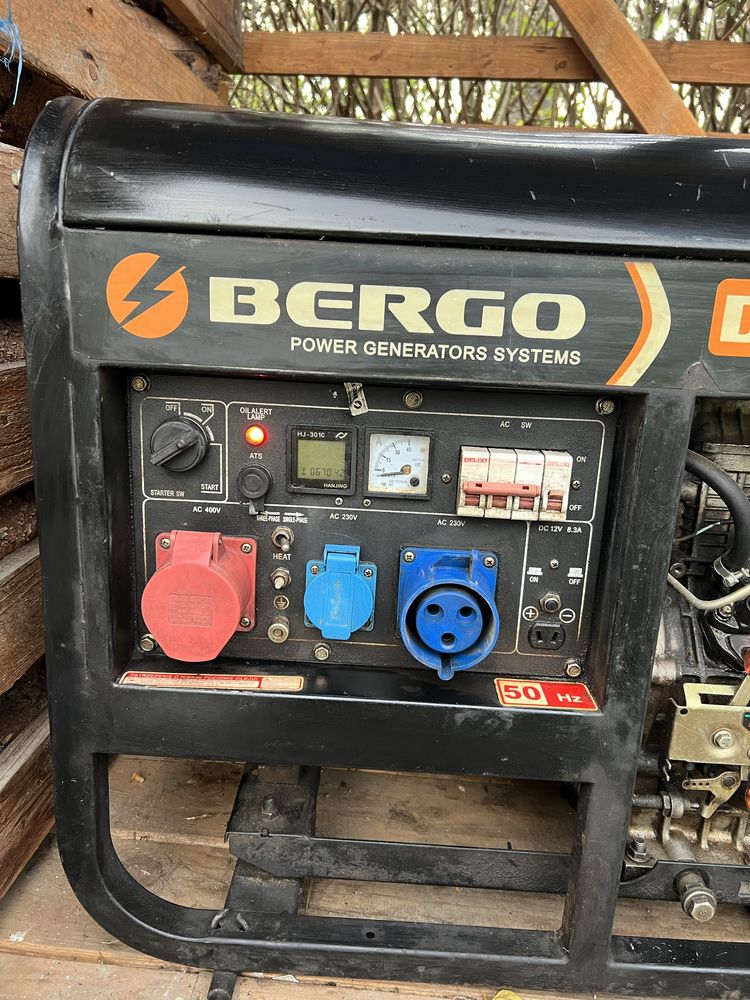 Agregat prądotwórczy trójfazowy BERGO 8500-DP