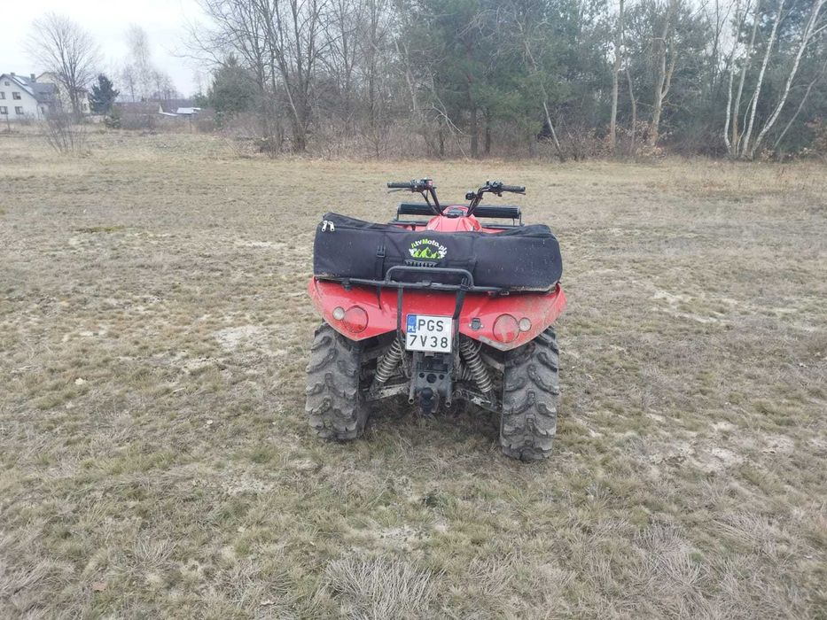 Arctic cat 400 4x4  quad zarejestrowany, hak, wyciągarka