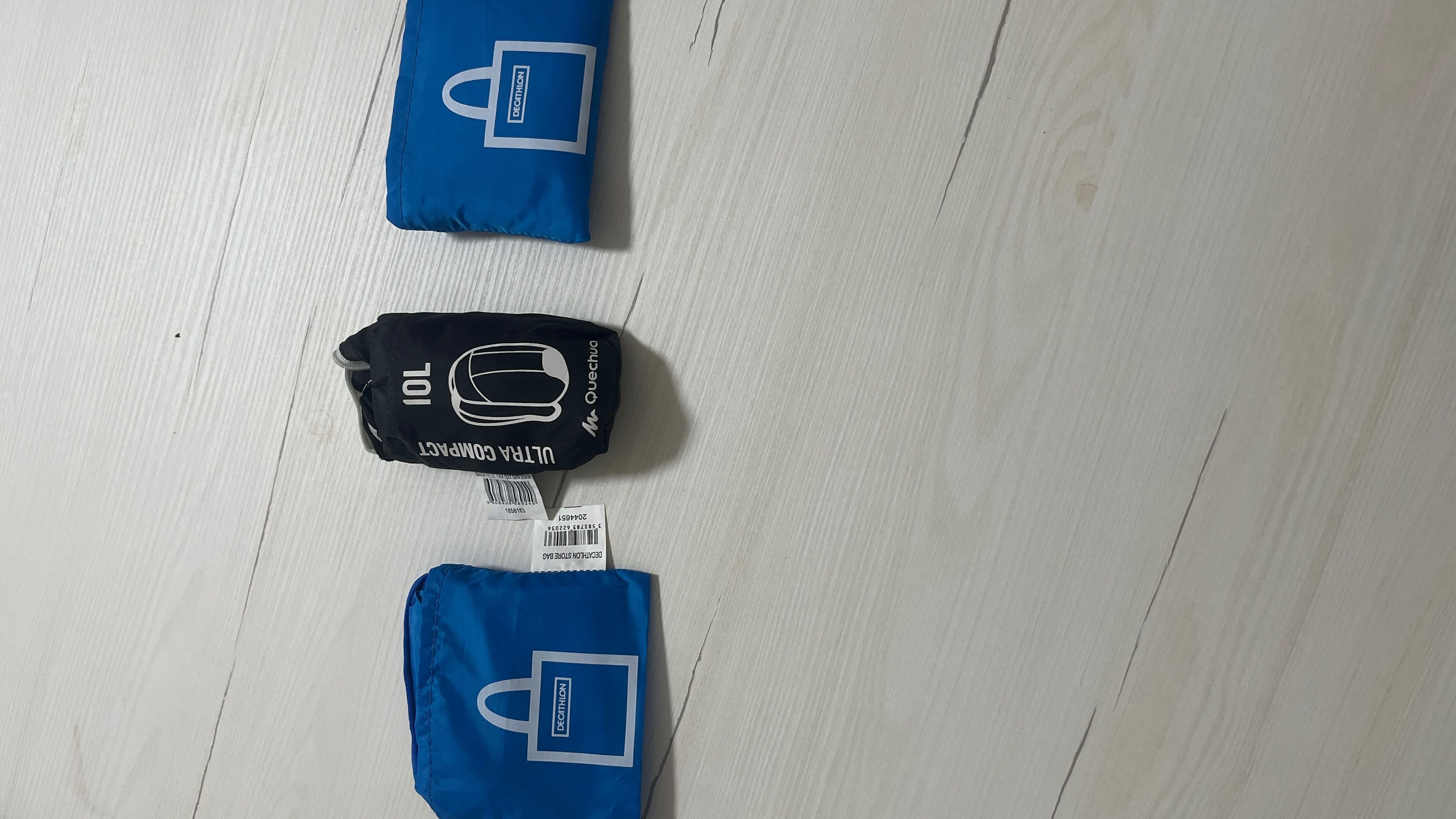 Pack 4 Sacos Ultra Compactos Decathlon & Quechua (10L)