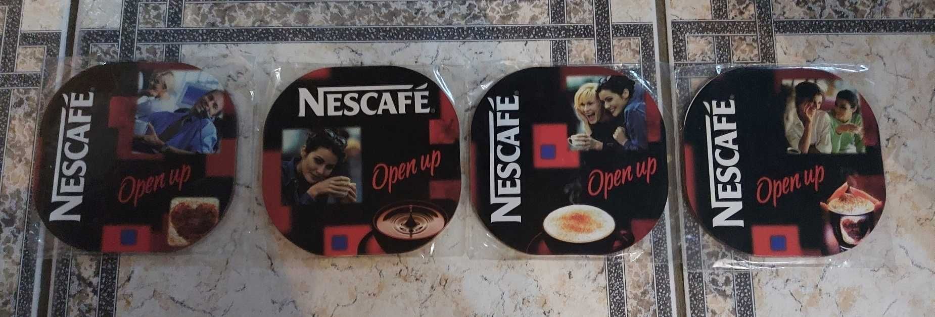 Podkładka korkowa pod kubek zestaw 4 sztuk Nescafe