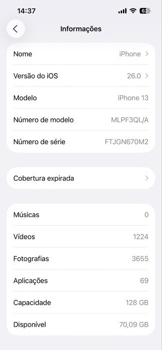iPhone 13 100% funcional