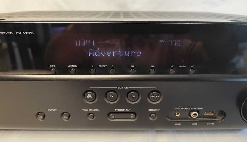 Yamaha RX-V375 Amplituner 5.1 kina domowego