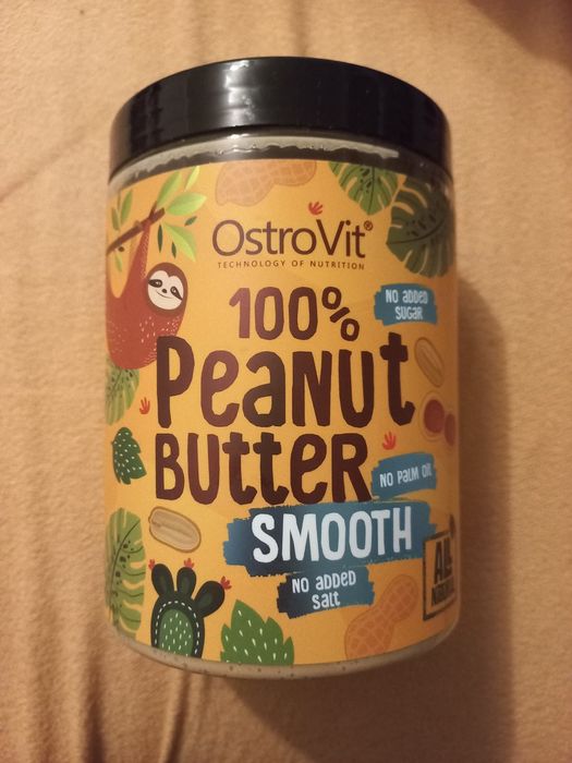 OstroVit Peanut Butter 1 Kg MASŁO ORZECHOWE Smooth Krem Orzechowy