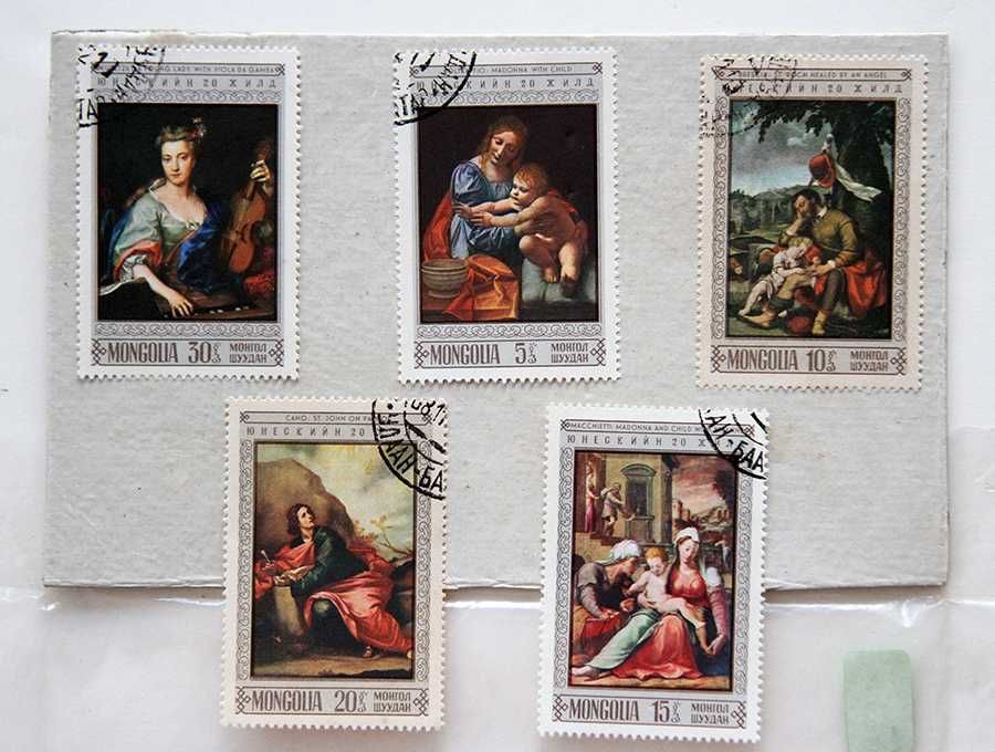 coleção de selos antigos
