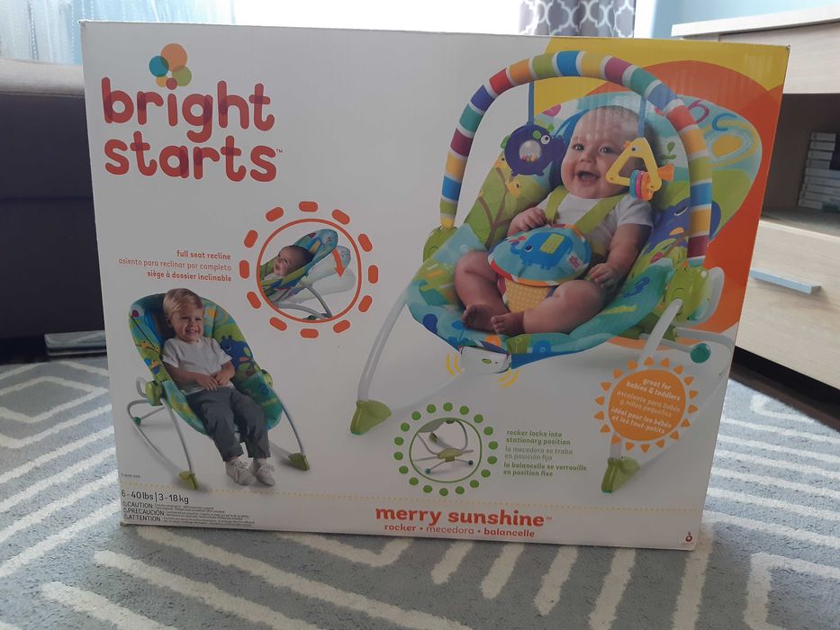 Bujaczek leżaczek BRIGHT STARTS