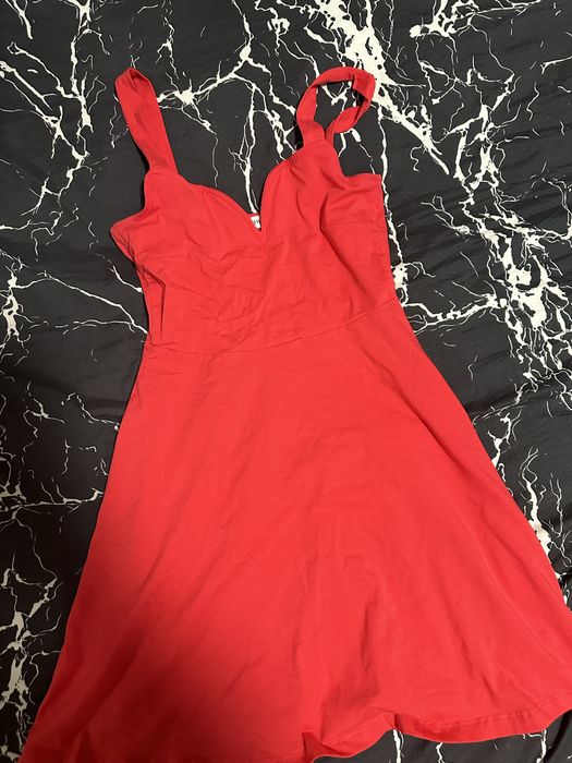 Сарафан красный лето