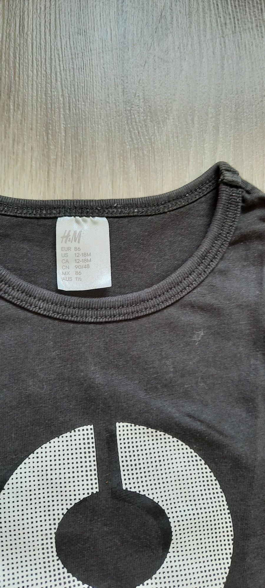 Spodenki dżinsowe  + koszulka H&M roz. 86