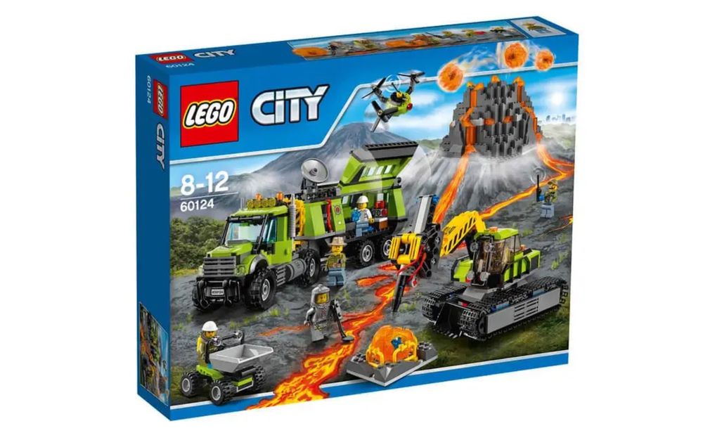 Конструктор LEGO City Вулкан: розвідувальна база (60124)
