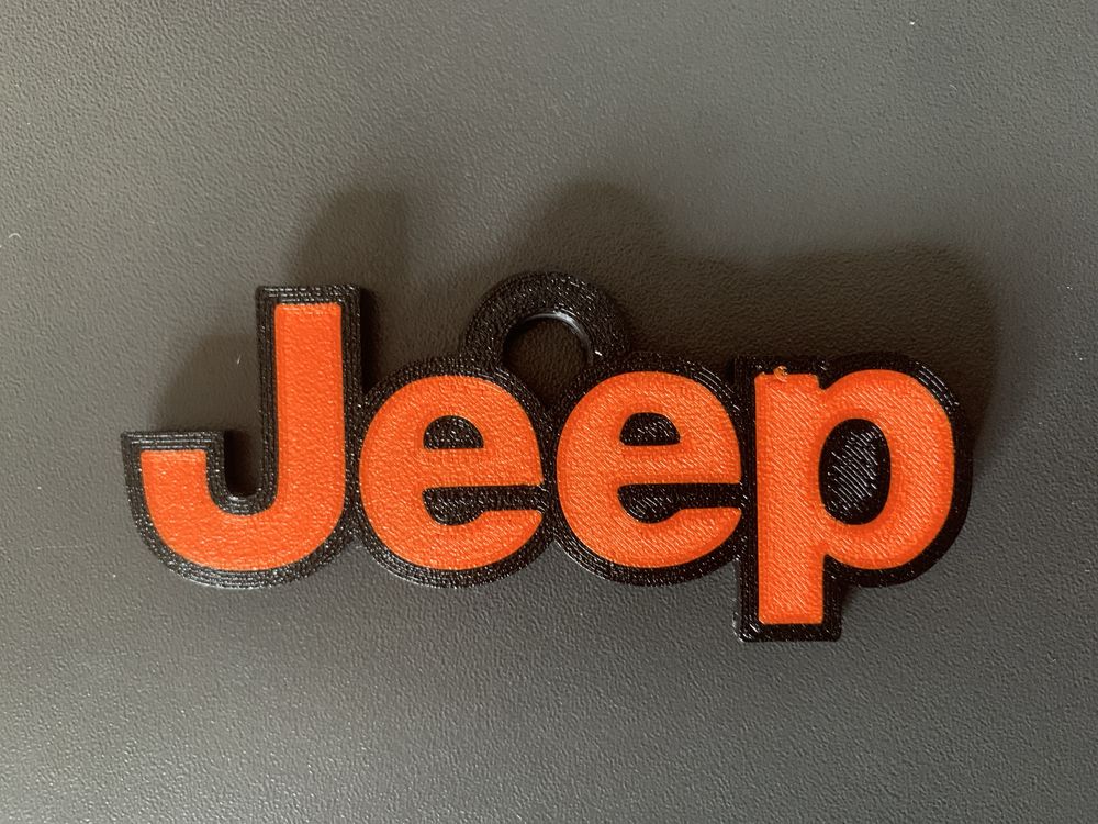 Brelok Jeep wydruk 3D reklama akcesoria