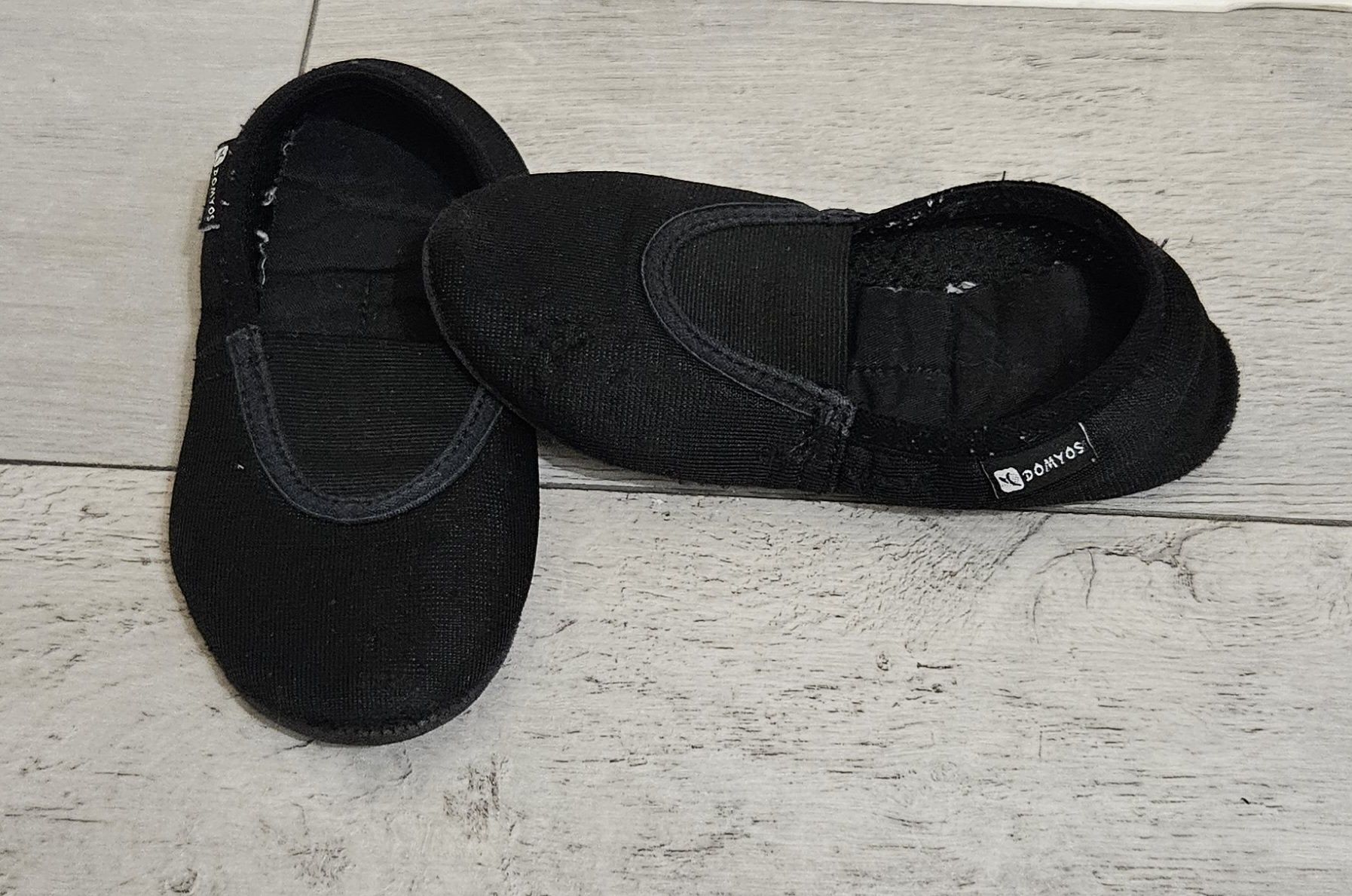 Domyos Buty do gimnastyki dla dzieci czarne 32 rozmiar 20 cm