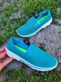 Женские подростковые детские Мокасины skechers Go Walk слипоны р.35