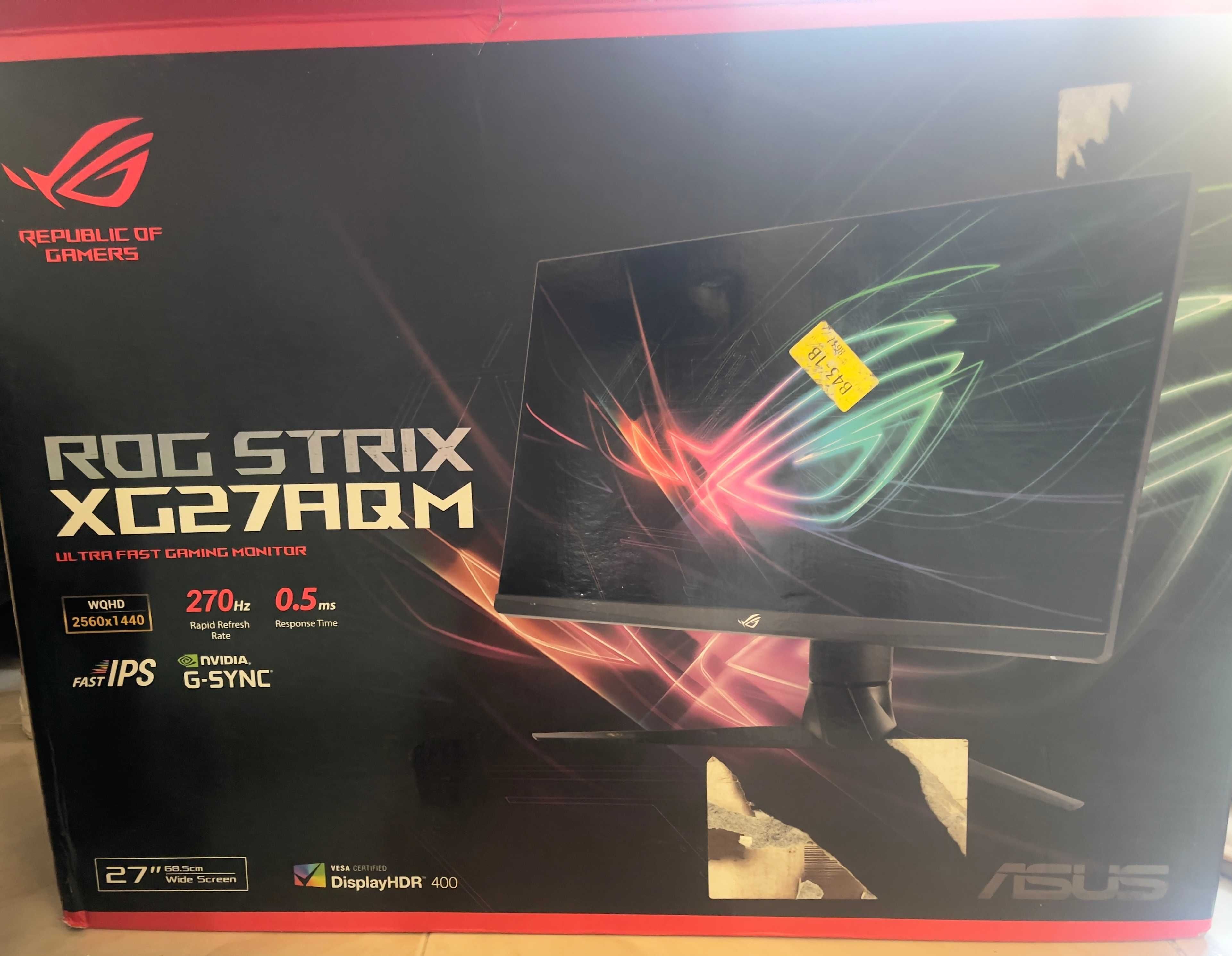 ASUS ROG Strix XG27AQM WQHD 270Hz HDR Nvidia GSync 0.5ms Fast IPS