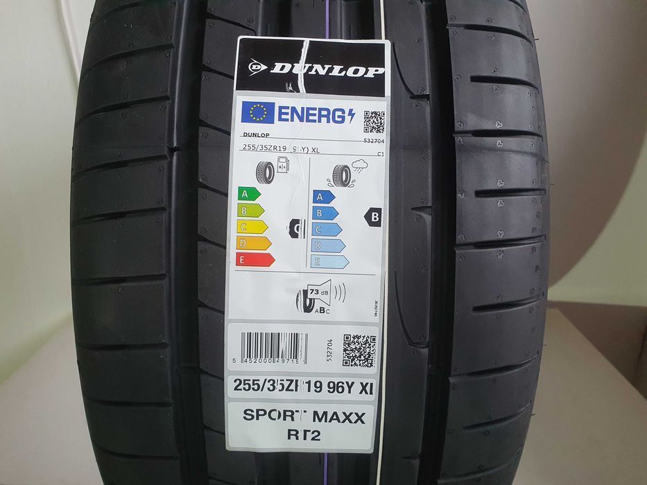 255/35R19 Dunlop Sport Maxx RT2 XL nowa opona lato montaż gratis N1904