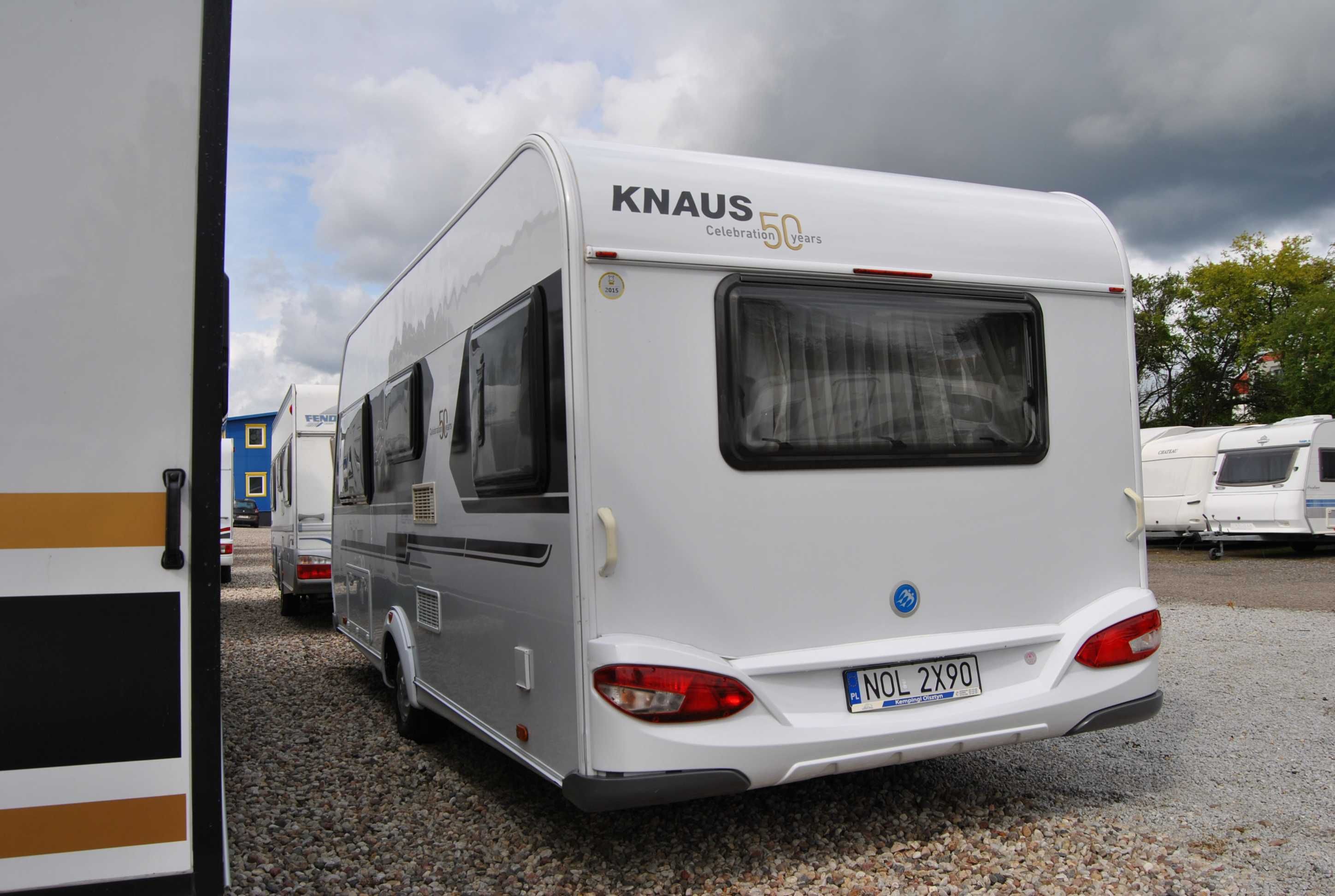 Rezerwacja KNAUS 500  DMC 1500kg 4osobowa z WC Prysznic Ogrzewanie