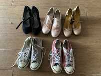 Conjunto de sapatos variados