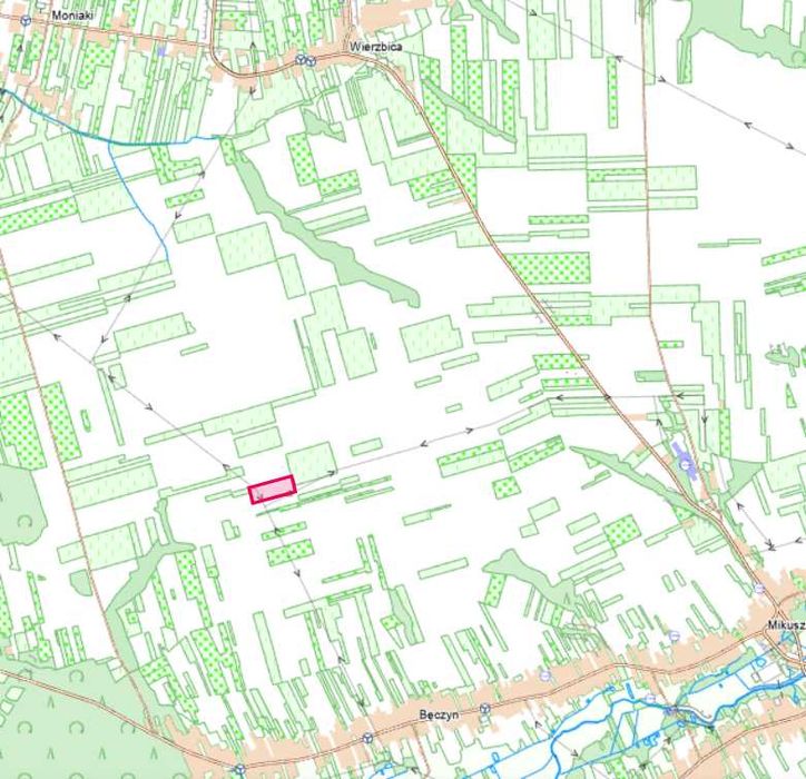 [Rezerwacja] Działka rolna 1,9 ha - Urzędów / Bęczyn