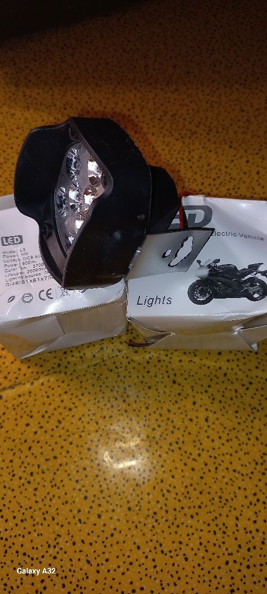 Додаткові Led фари для мотоцикла