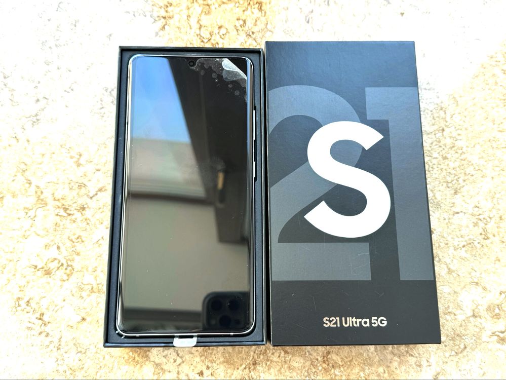Смартфон телефон Samsung S21 ultra 5g 12/256 gb срібний