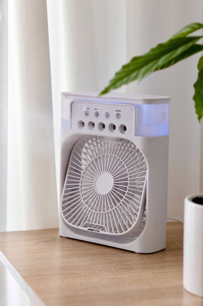 Вентилятор кондиціонер зволожувач нічник Air Cooler