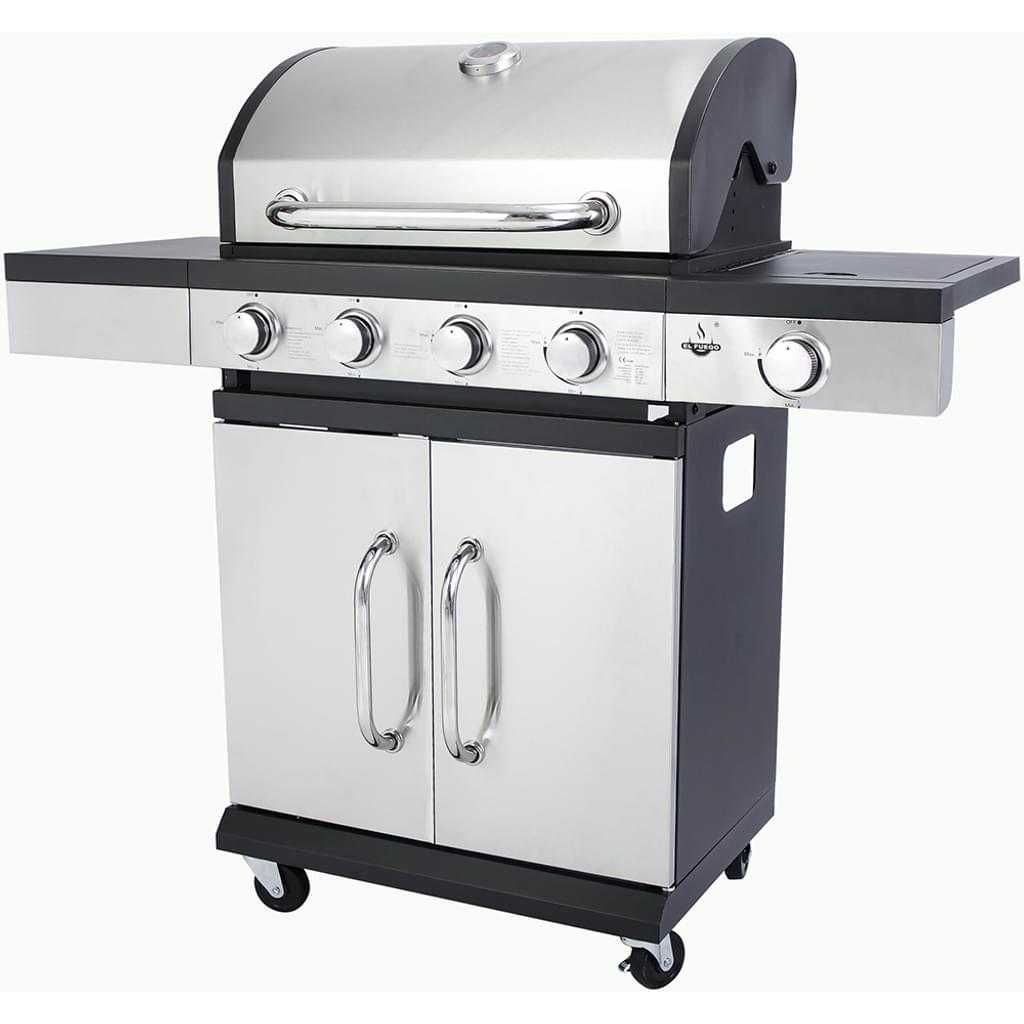 GRILL GAZOWY EL FUEGO San Antonio 4+1 13,7KW żeliwny ruszt