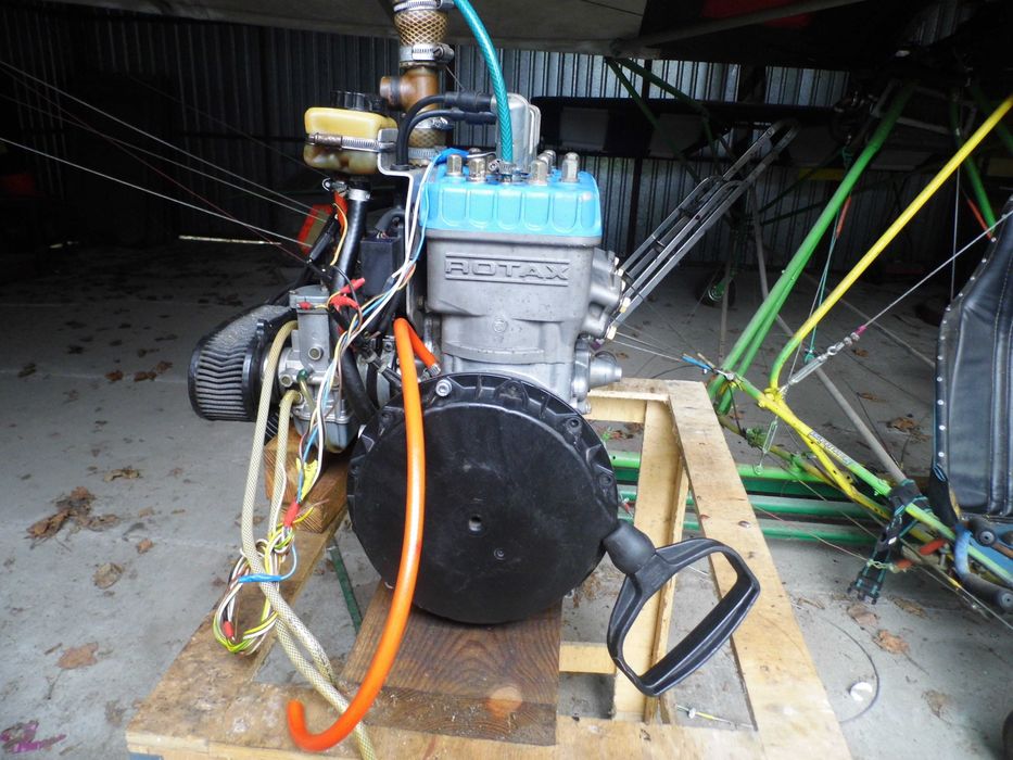 Silnik Rotax 582 do motolotni z przyrządami