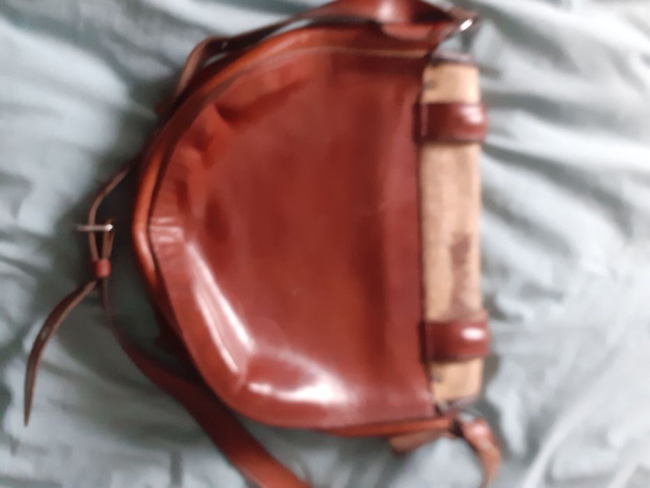 Torba myśliwska ręcznie szyta.