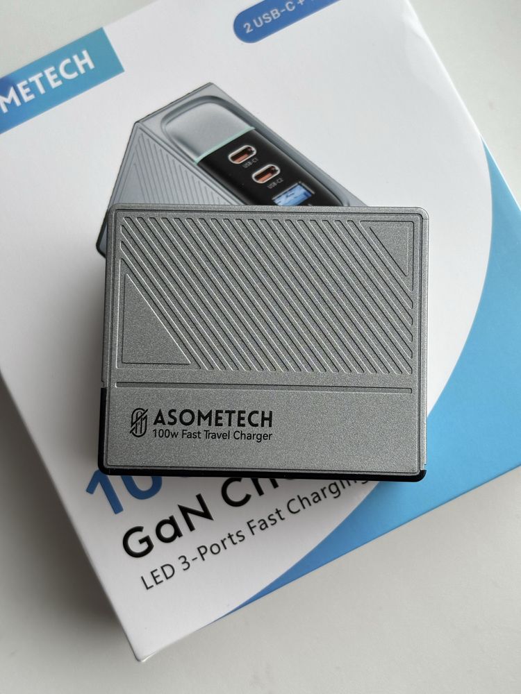 Універсальна зарядка Asometech 100W GaN
