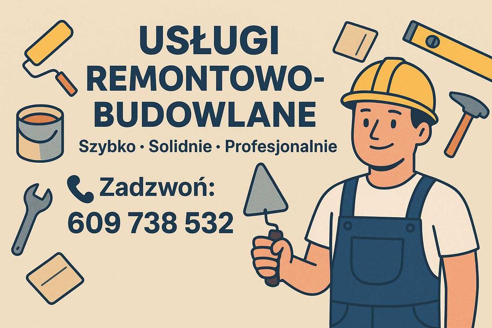 Remonty, wykończenia wnętrz