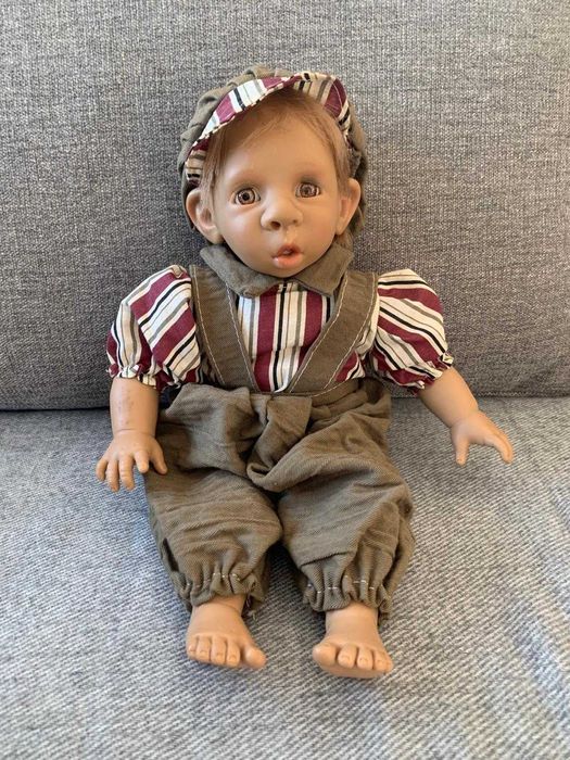 Kolekcjonerska lalka z minką L.DAKE AMSTERDAM