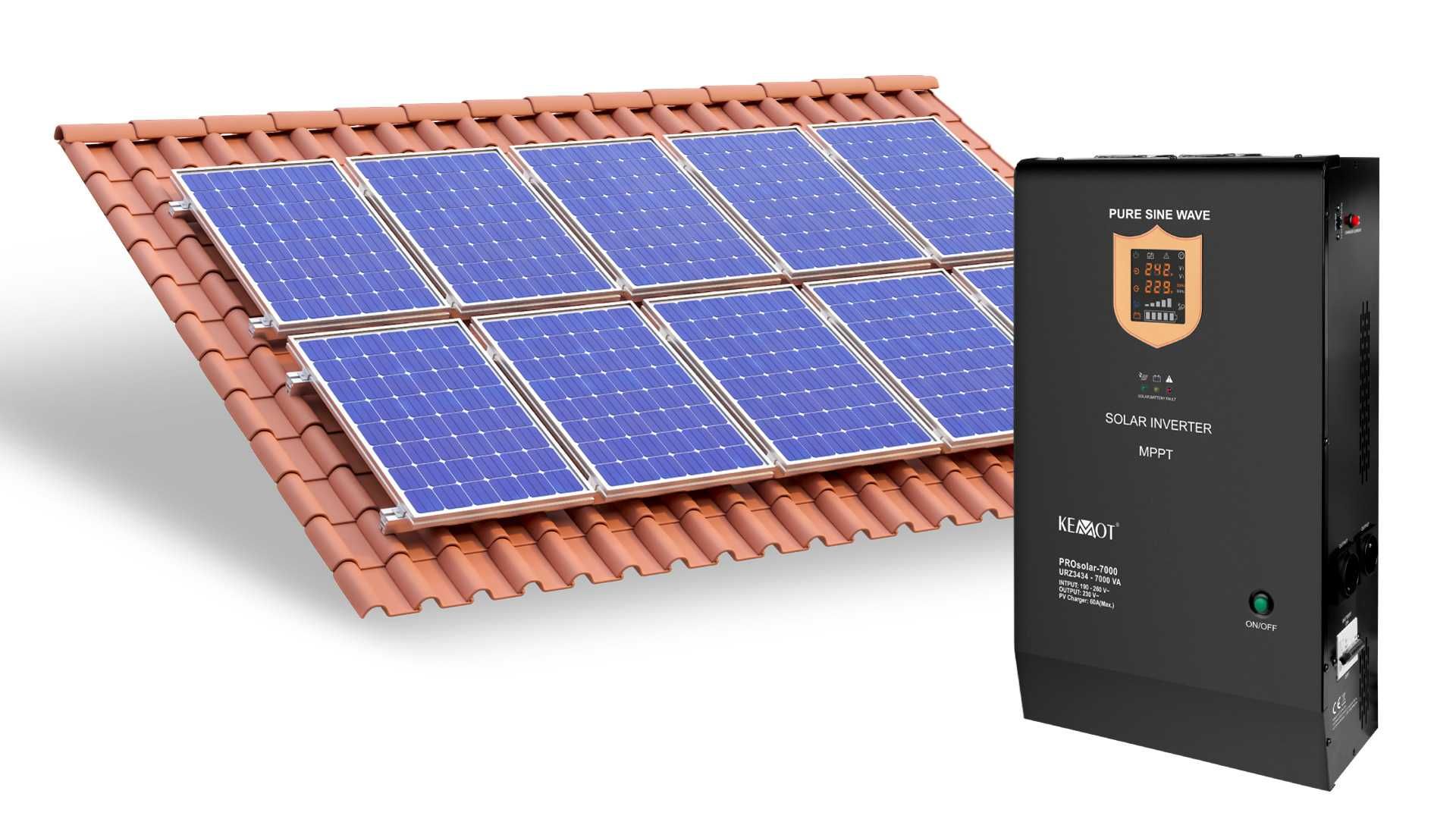 ДБЖ, ИБМ инвертор гибридный, KEMOT PROsolar-1800W, 3500W, 5000W