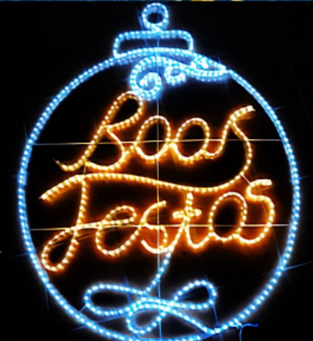 ILUMINAÇÃO DE NATAL - PAINÉIS DE “BOAS FESTAS” E OUTRAS FIGURAS