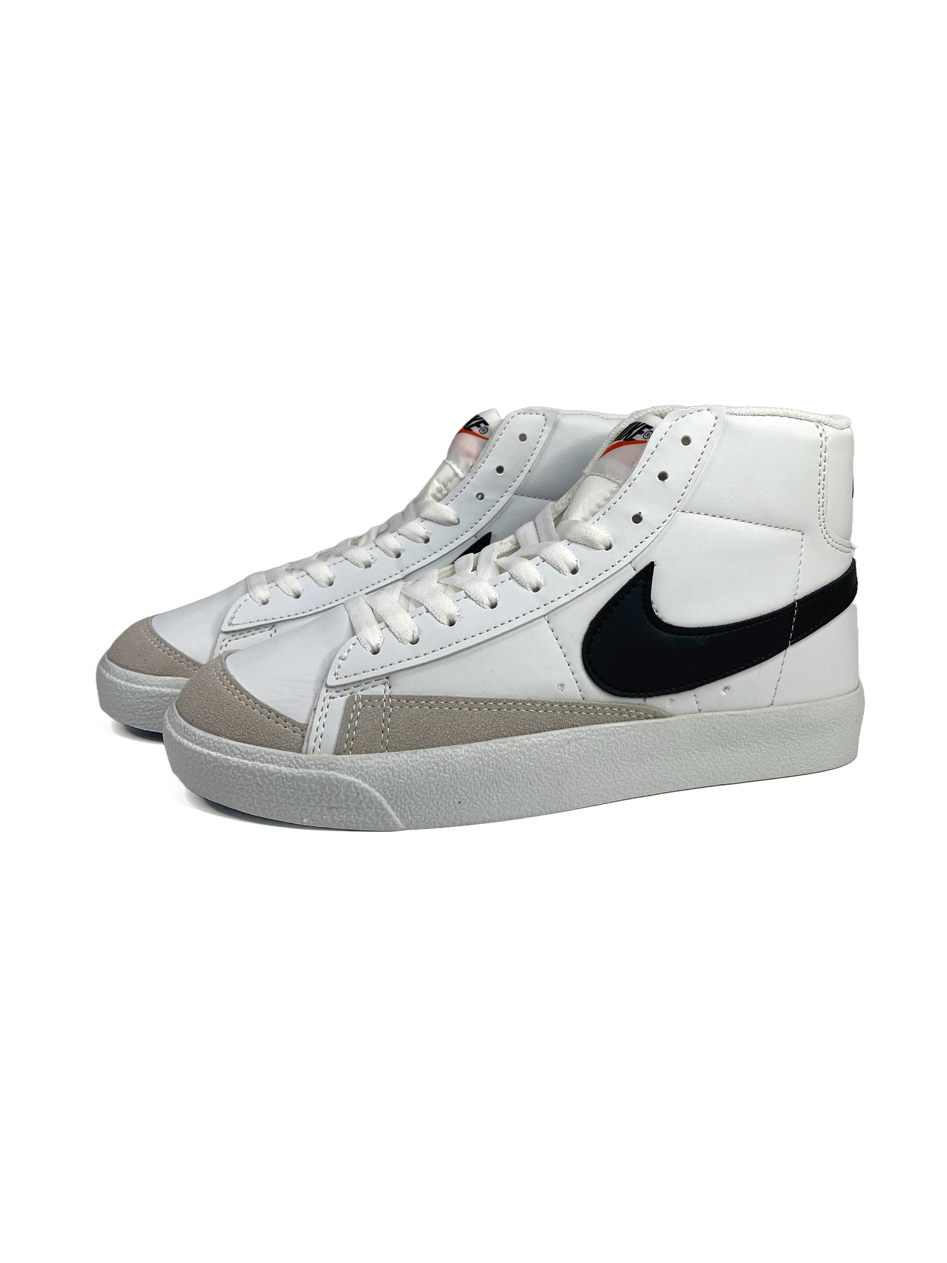 Кросовки Nike Blazer Mid 77 (білі з чорним)