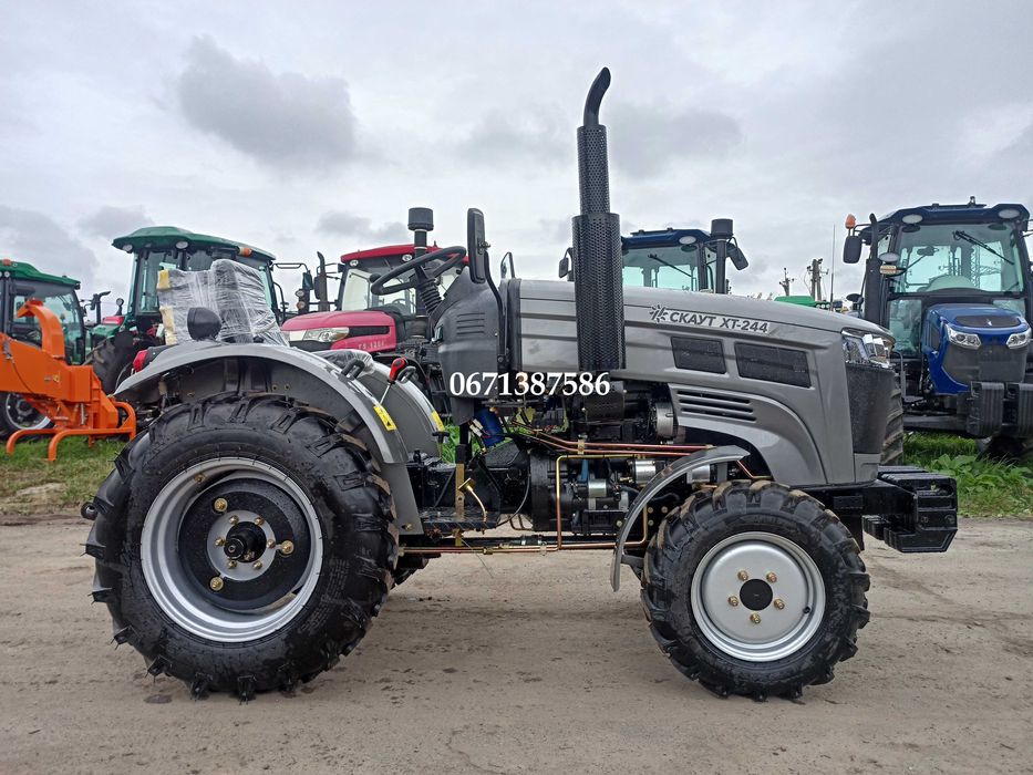 Мiнiтрактор Скаут XT-244(3*1) Редукторний мост 3-цилін Доставка Кредит