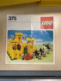 Lego Castle 375 - instrukcja w stanie idealnym
