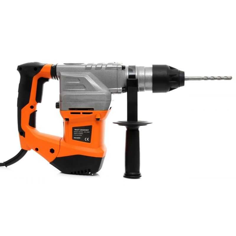 Młot udarowy 2400W KD1693 2 dłuta 3 wiertła NOWY