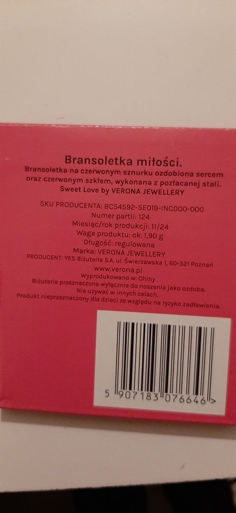 Bransoletka damska Verona