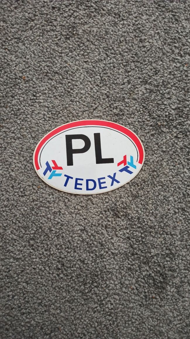 Naklejka, nalepka PL - Tedex