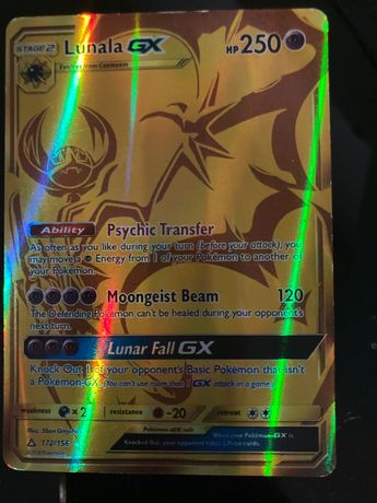 Cartas Pokémon Lunala GX