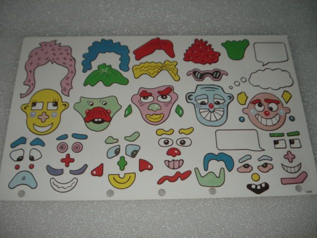 Cartoon Characters Stencils pra Criança, aprender a pintar.