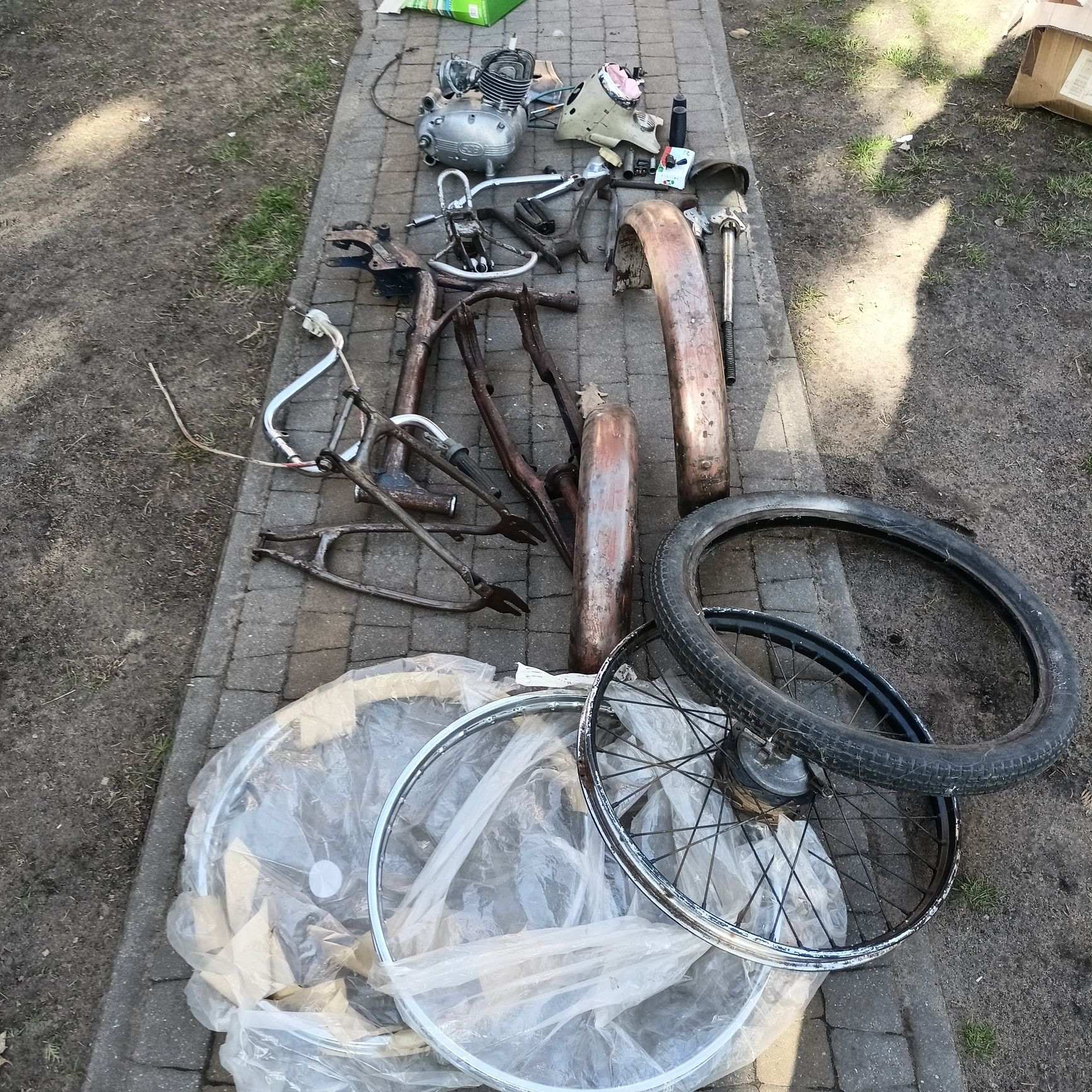 Komar sztywniak Romet motorynka simson