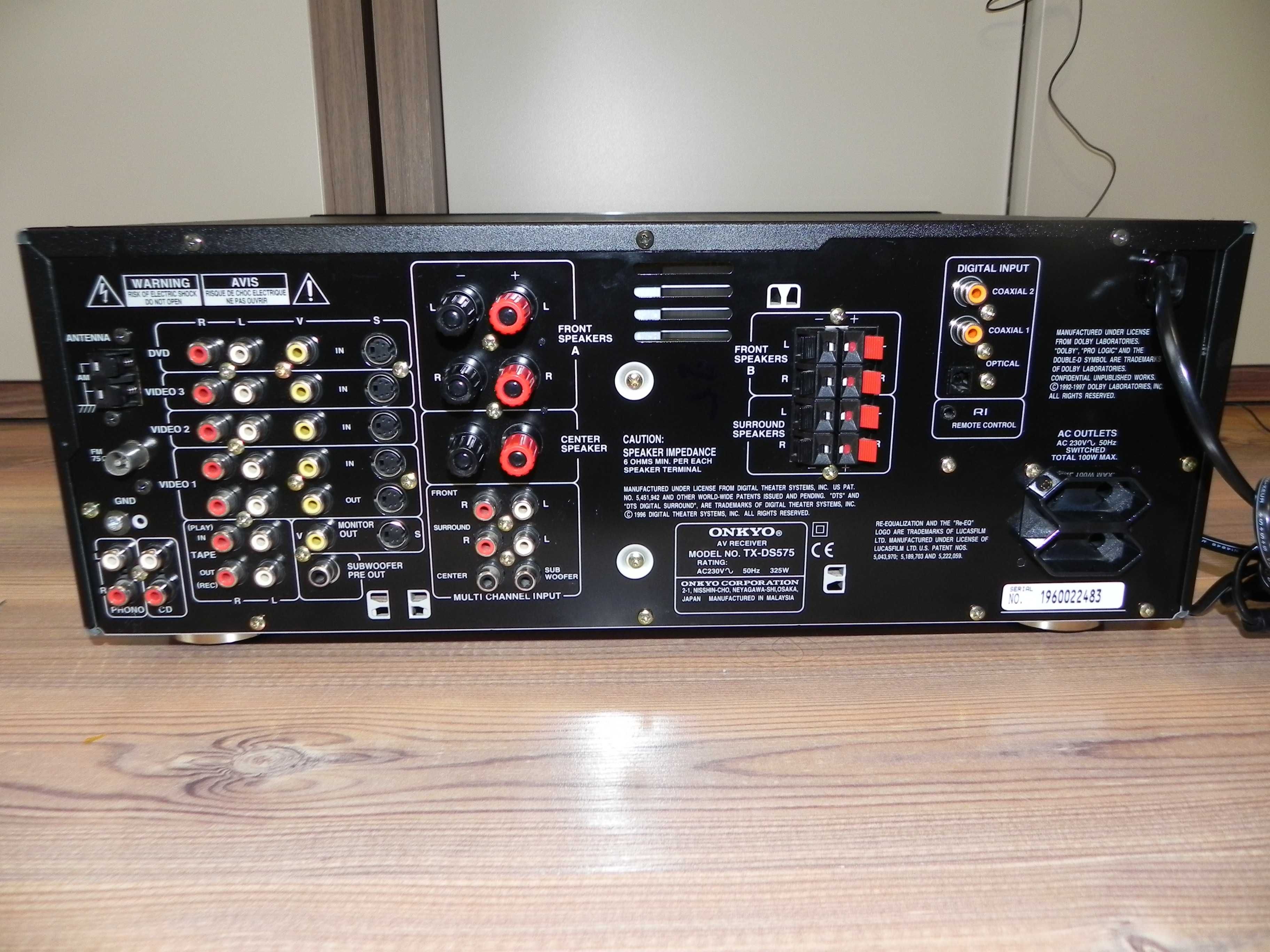 Amplituner Onkyo TX-DS575 - super stan