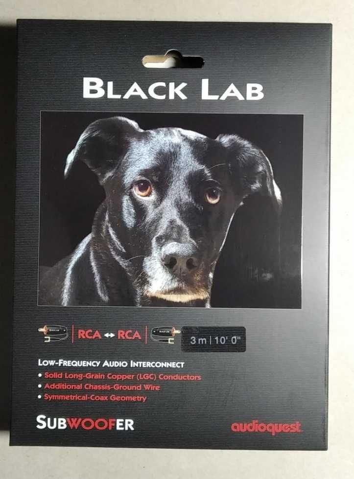 Кабель для сабвуфера AUDIOQUEST sub 3.0m BLACK LAB