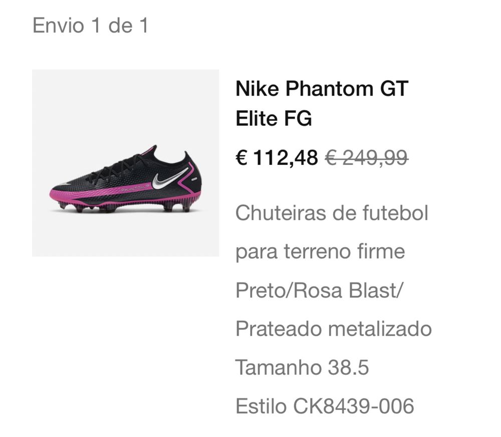Nike phantom GT Elite FG