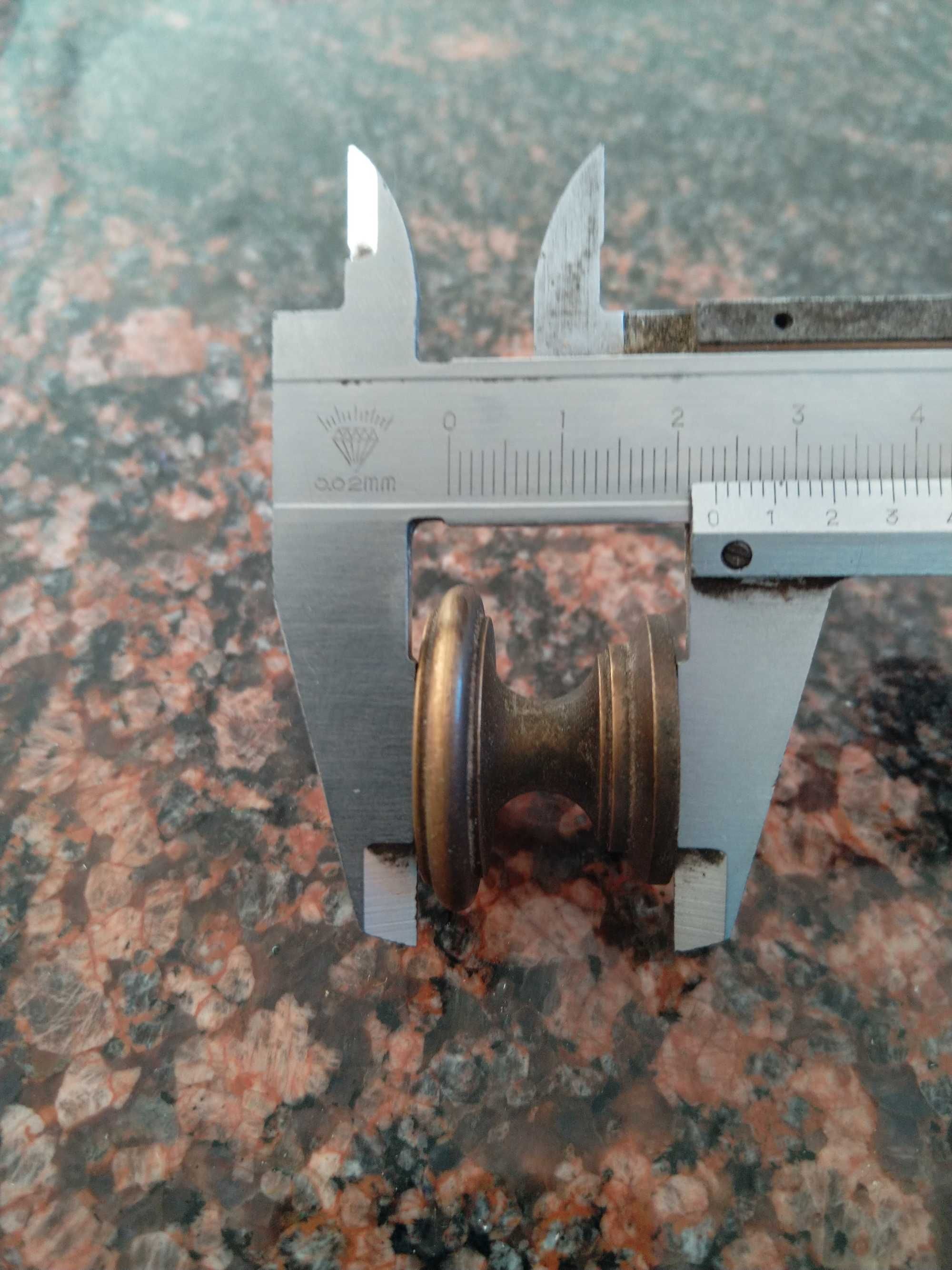 Puxadores para portas de móveis, latão, usado