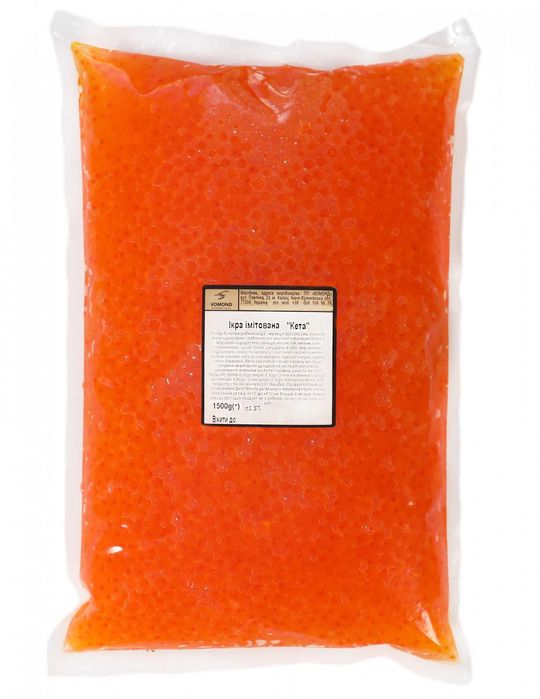 червона ікра Горбуші та Кети від тм Вомонд і тм.Капсулар в склі 0.5кг