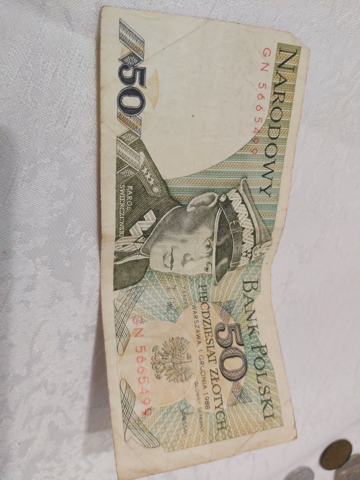 Banknot 50zl z 1988