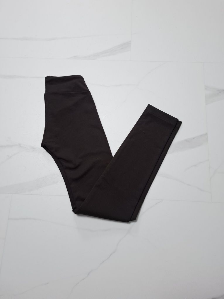 Leginsy XS - S czekoladowe push up wyszczuplające modelujące